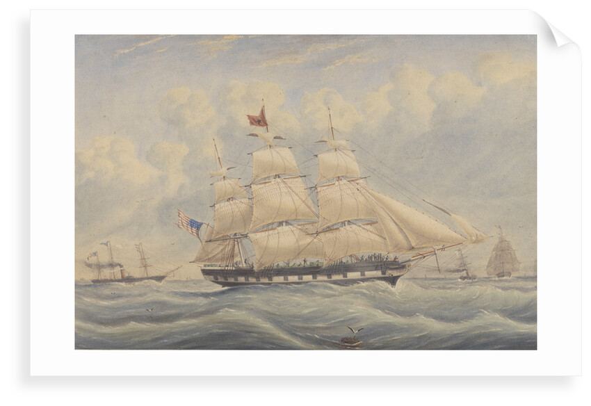 Packet ship Ivanhoe 1849 by Unknown