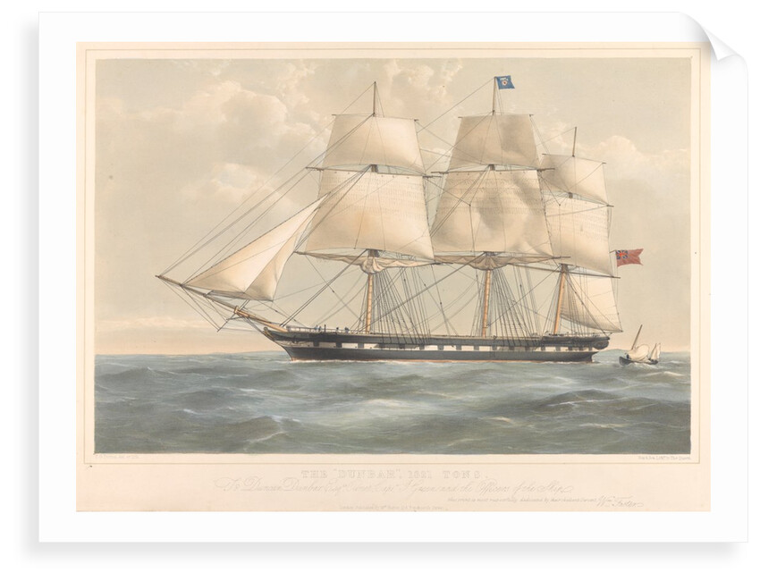 The 'Dunbar' 1321 Tons by Thomas Goldsworthy Dutton; William Foster; Day & Son