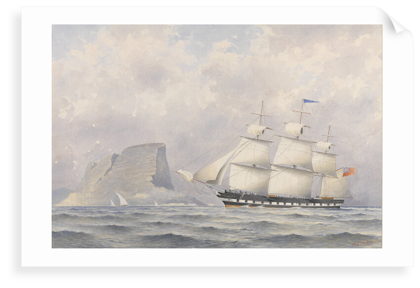 Clipper Ship 'Norwood' (1854) by A. E. Morris