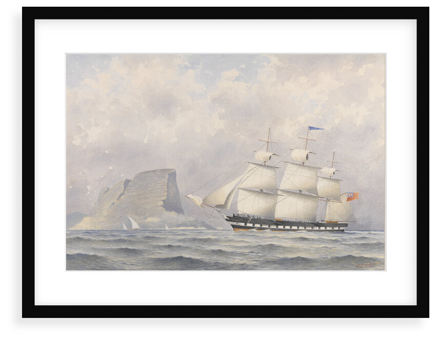 Clipper Ship 'Norwood' (1854) by A. E. Morris