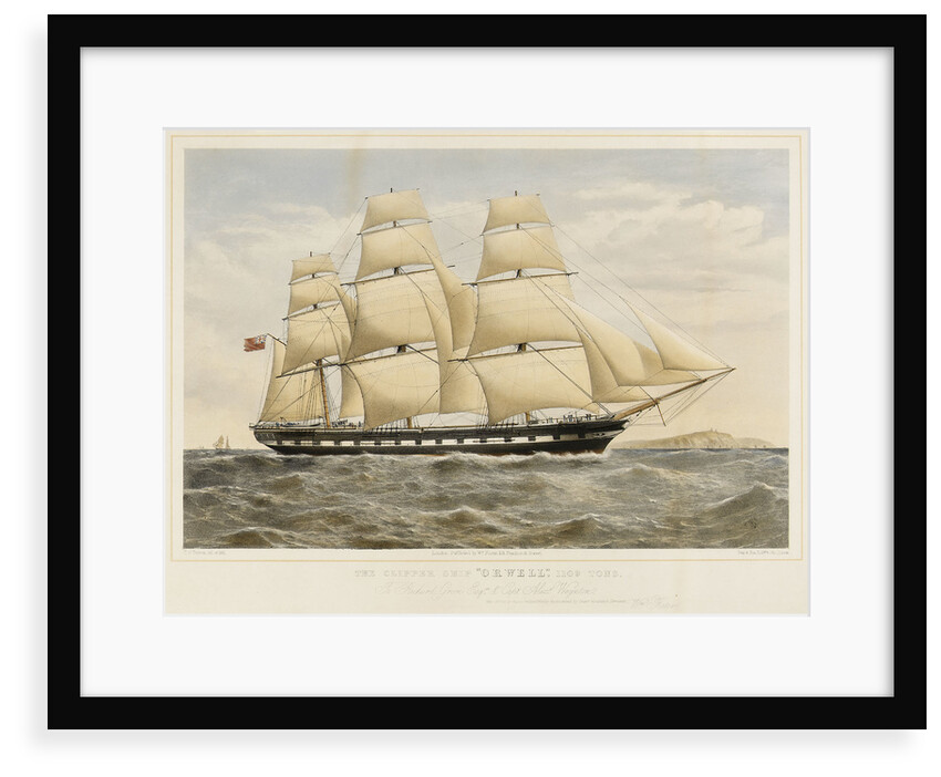 The clipper ship 'Orwell' by Thomas Goldsworth Dutton