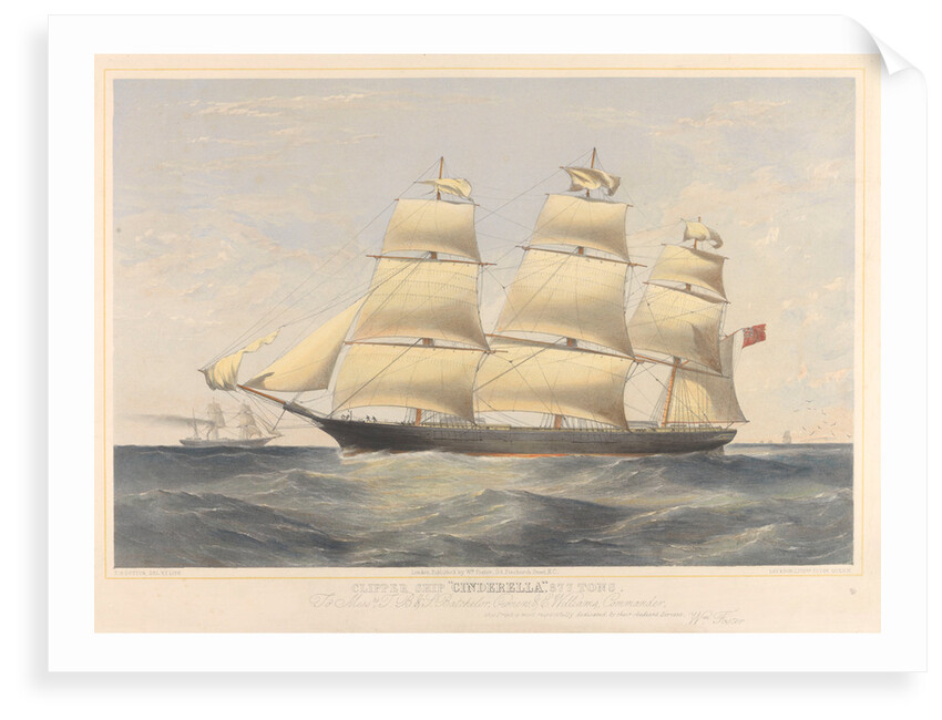 Clipper ship 'Cinderella' by Thomas Goldsworth Dutton