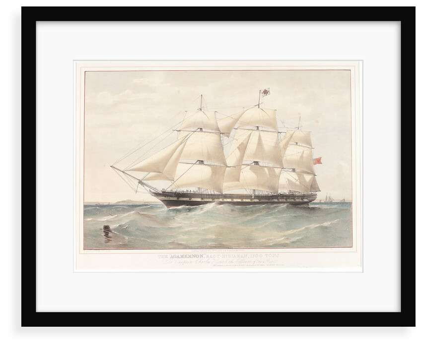 The East Indiaman 'Agamemnon' by Thomas Goldsworth Dutton