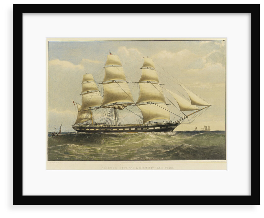 Clipper ship 'Clarence' by Thomas Goldsworth Dutton