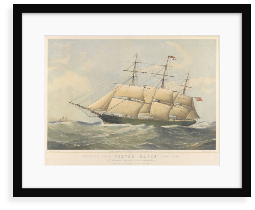 'Silver Eagle' (1861) clipper ship, 1046 Tons by Thomas Goldsworth Dutton
