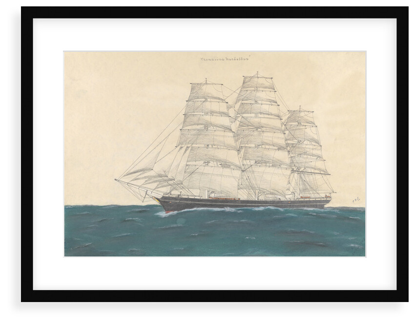 Clipper ship 'Thomasina MacLellan' (1873) by T. B. J