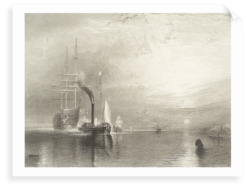 The Fighting Temeraire (after original oil by Turner) by James Tibbetts Wilmore