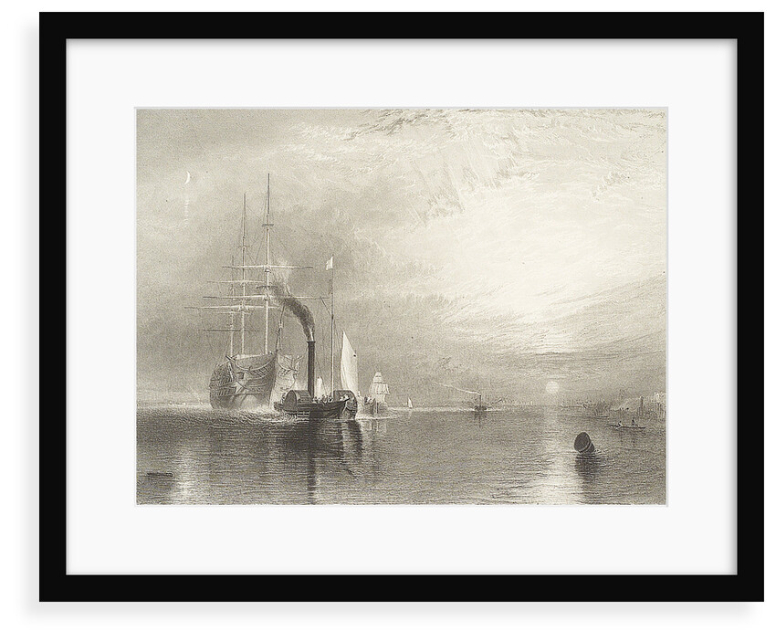 The Fighting Temeraire (after original oil by Turner) by James Tibbetts Wilmore