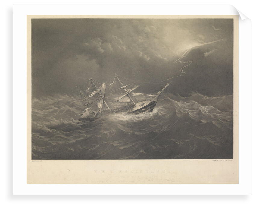 HMS 'Resistance' by Thomas Goldsworth Dutton