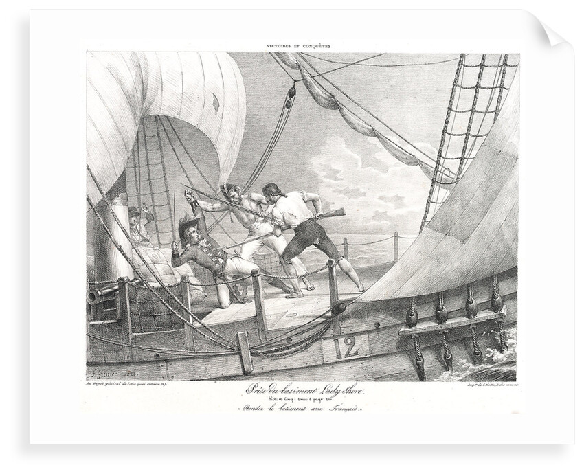 The taking of 'Lady Shore' by F. Grenier
