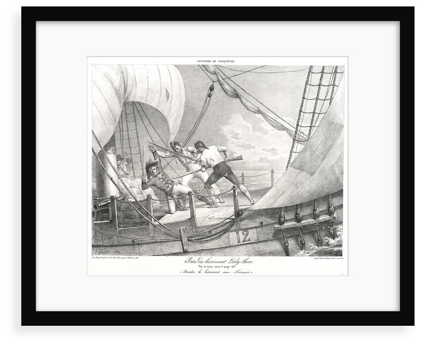 The taking of 'Lady Shore' by F. Grenier