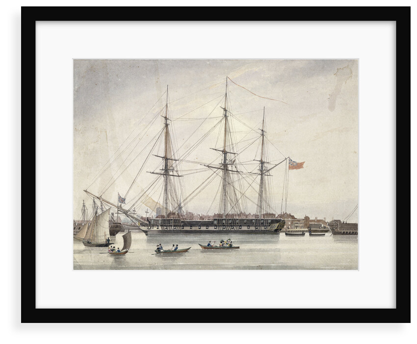 The 'Bacchante' off Deptford 1811 by unknown