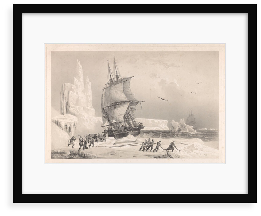 Les Corvettes L'Astrolabe et Zelee 9 Feb 1838 by 