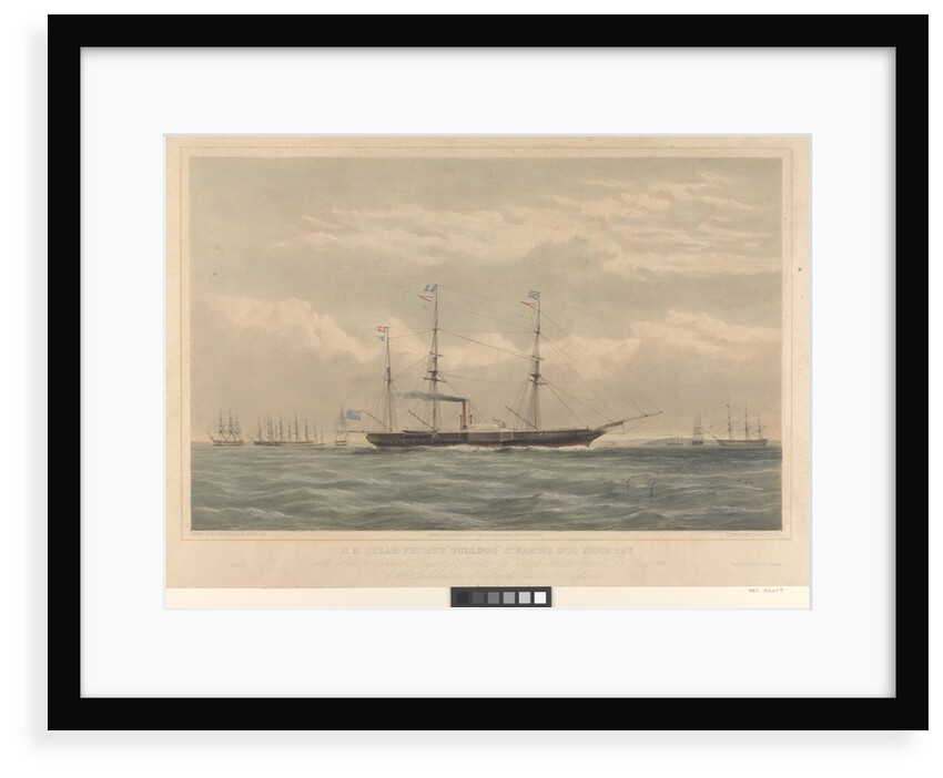 HM steam frigate 'Bulldog' (1845) by G Morrison