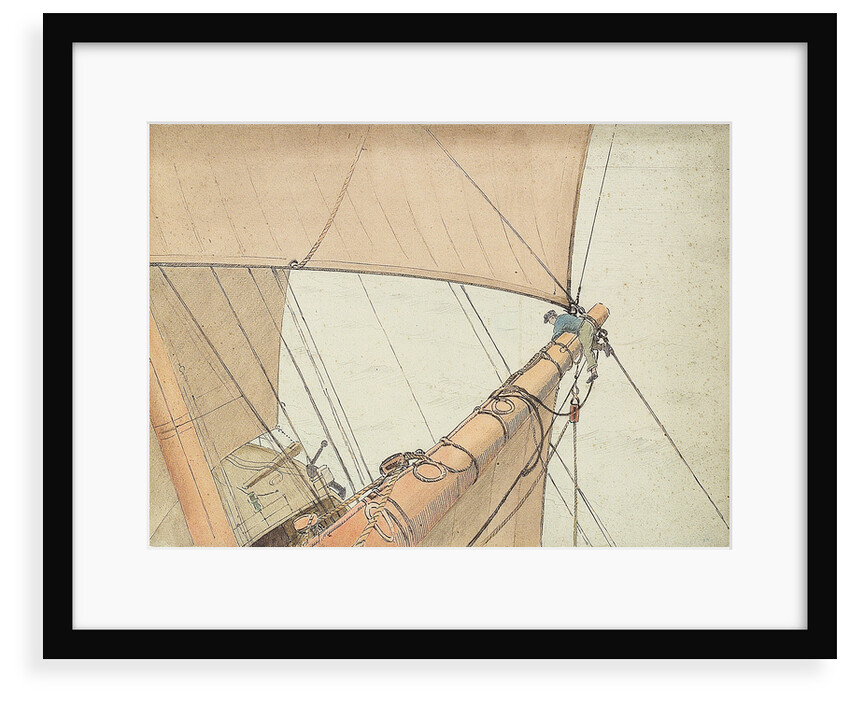 Seaman working on yard Kylemore by John Everett