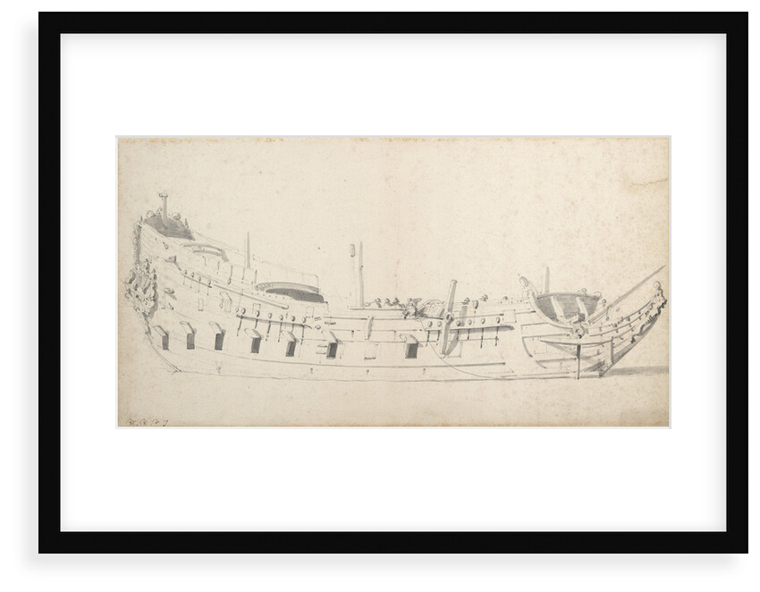 Portrait of a Dutch frigate by Willem Van de Velde the Younger