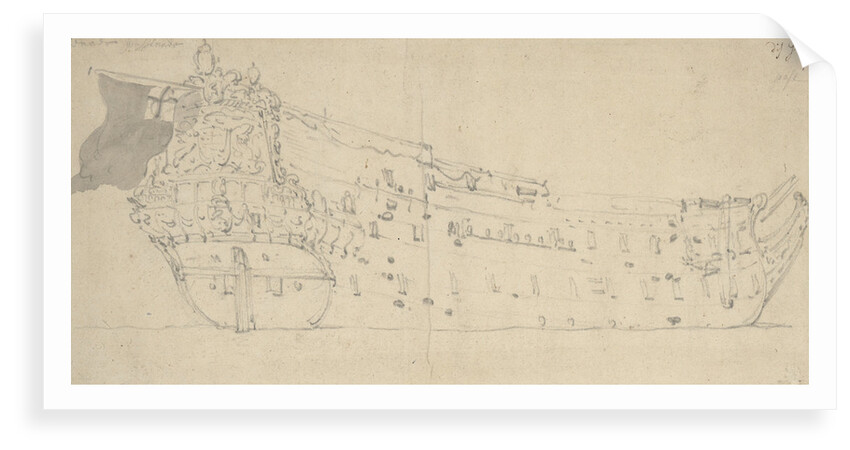Portrait of the 'Wassenaar' by Willem Van de Velde the Younger