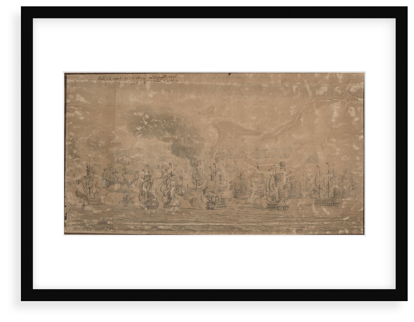 The Battle of the Texel (Kijkduin), 11/21 August 1673 by Willem van de Velde the Elder
