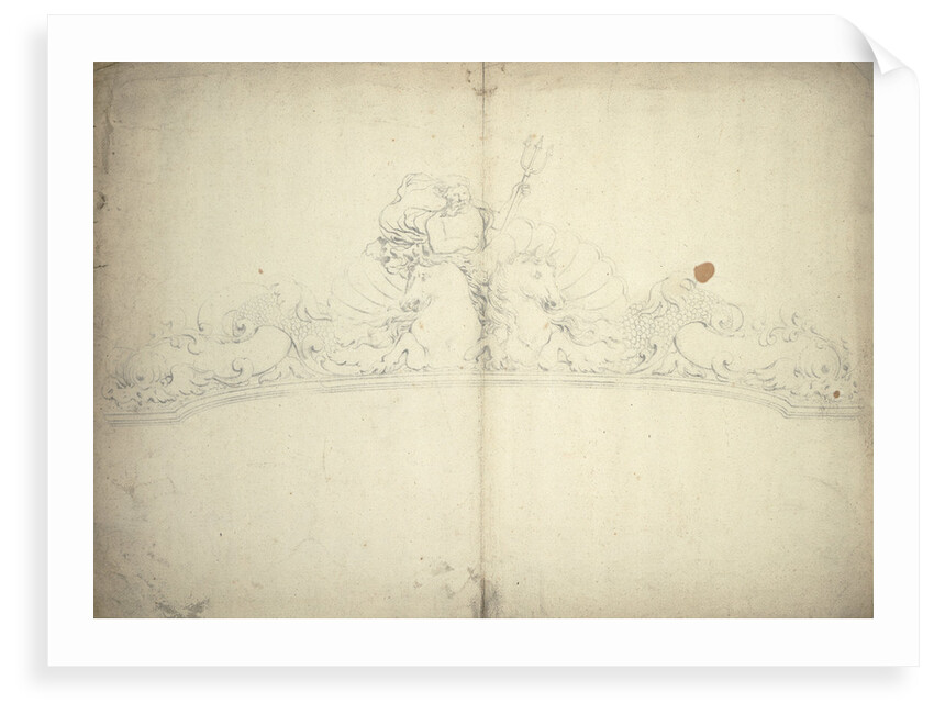 Decoration for a taffrail by Willem Van de Velde the Younger