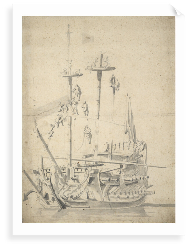 The 'Constant Warwick' by Willem van de Velde the Elder
