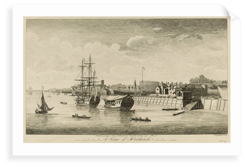 A view of Woolwich by John Boydell