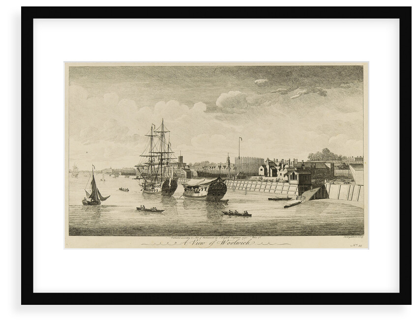 A view of Woolwich by John Boydell