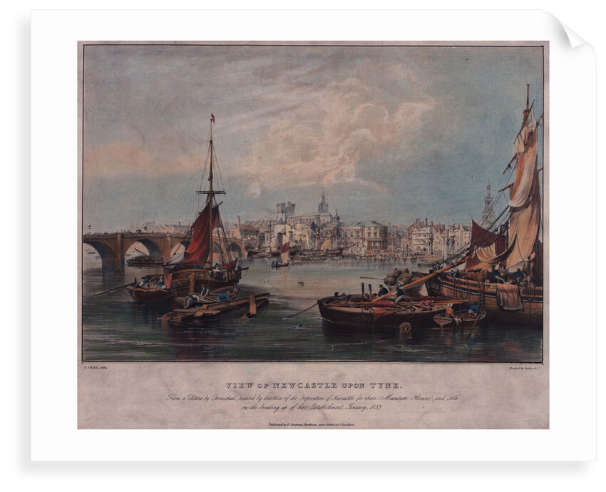 View of Newcastle upon Tyne by G. Childs