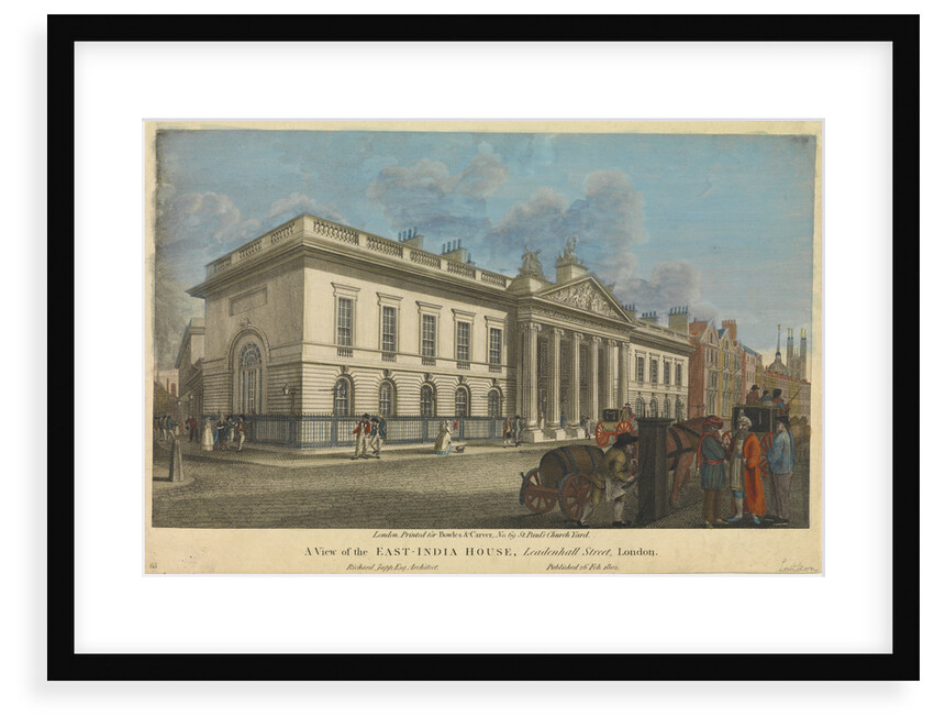 A view of the East-India House, Leadenhall Street by Bowles & Carver