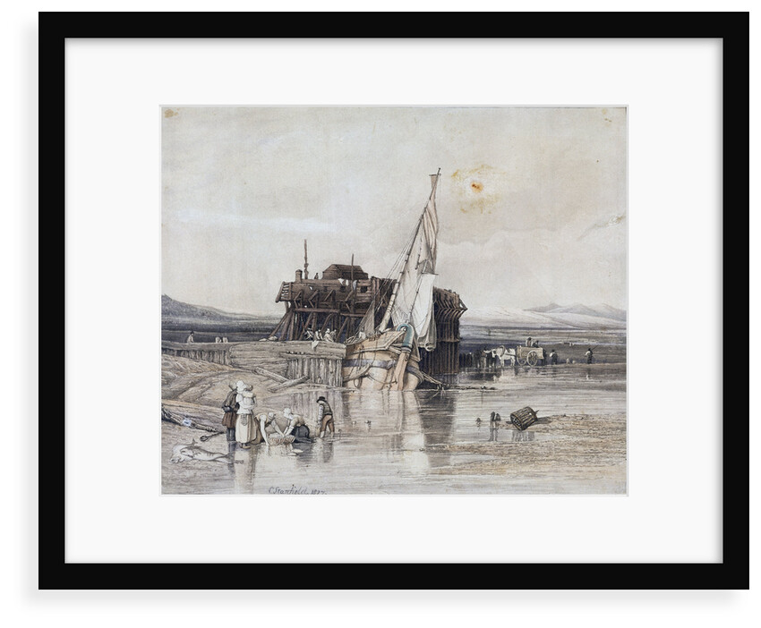 Fort Rouge, Calais by Clarkson Stanfield