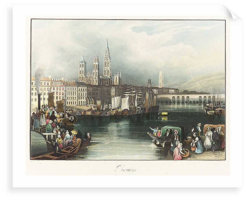 Rouen by Joseph Mallord William Turner