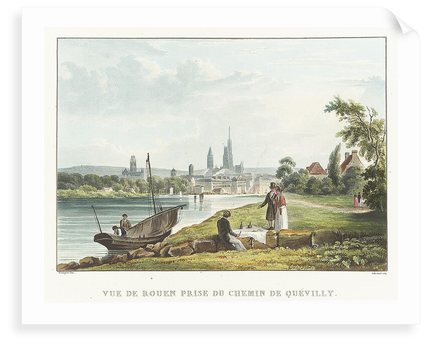 View of Rouen by Richard Parkes Bonington