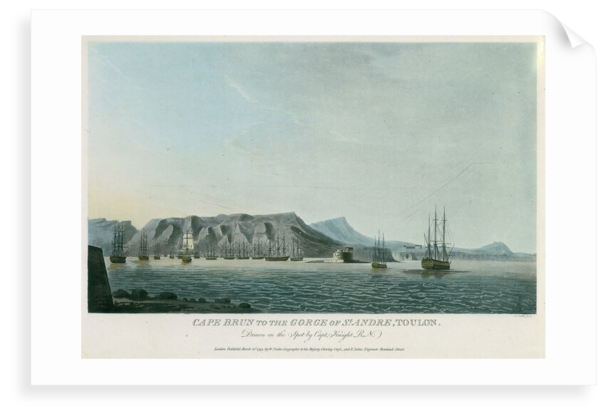 Cape Brun to the gorge of St Andre, Toulon by Knight