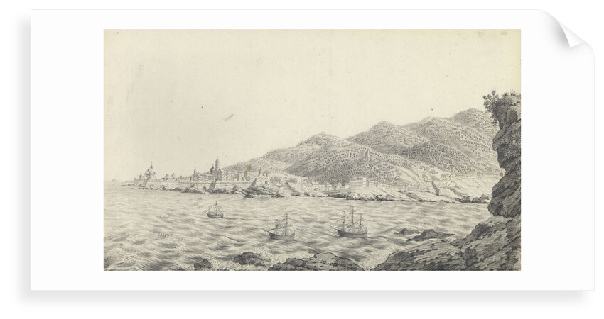 View of Bastia, Corsica by unknown