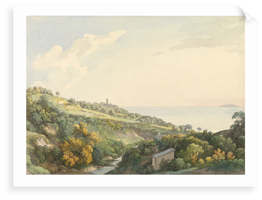 View west of Bastia, Corsica by Unknown
