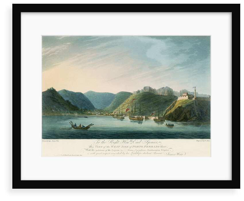 View of the west side of Porto Ferrajo Bay by James Weir