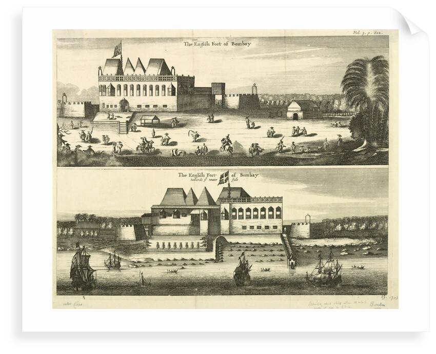 The English fort of Bombay by unknown