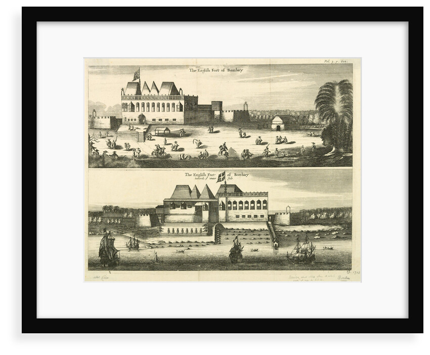 The English fort of Bombay by unknown
