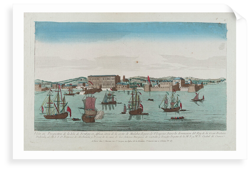 View of Bombay by J. Chereau