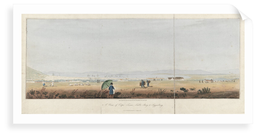 A view of Cape Town, Table Bay & Tygerberg by J.W. Burchell