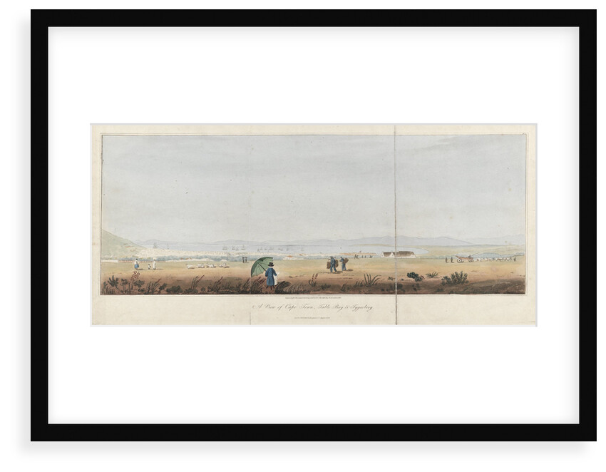 A view of Cape Town, Table Bay & Tygerberg by J.W. Burchell