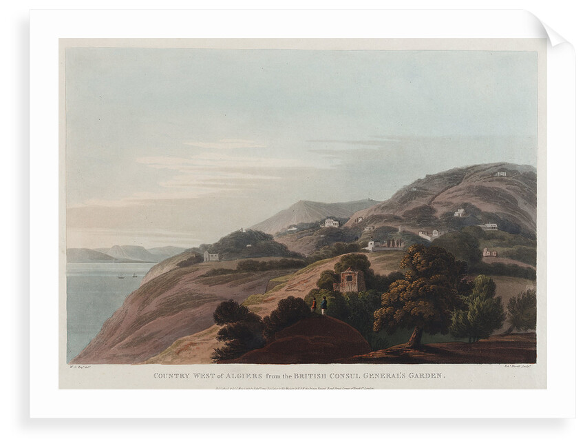Country west of Algiers from the British Consul General's garden by W. G.