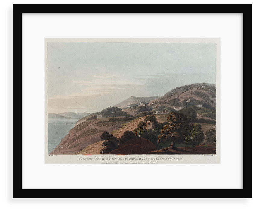 Country west of Algiers from the British Consul General's garden by W. G.