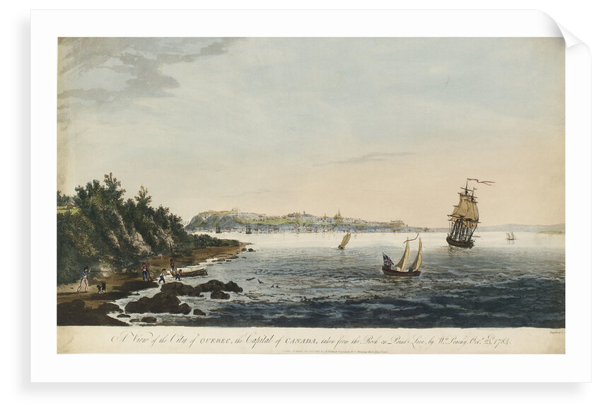 A view of Quebec by William Peachy