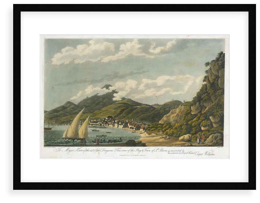 View of the bay & town of St Pierre (Martinique) by Cooper Willyams