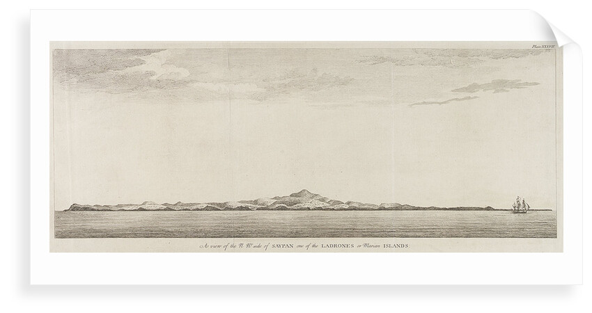 A view of the north west side of Saypan one of the Ladrones or Marian Islands by unknown