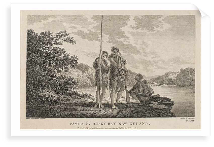 View of New Zealand by de Sainson