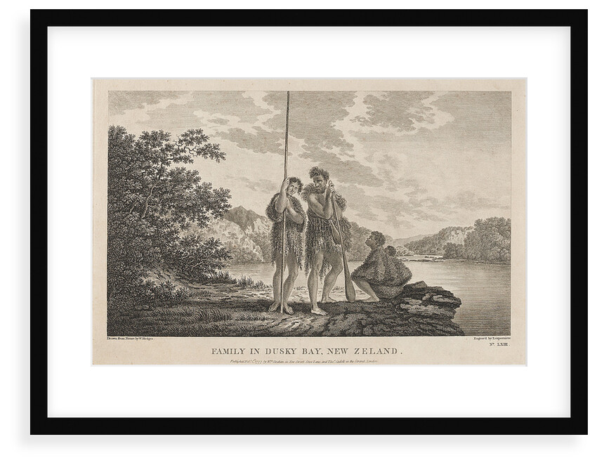 View of New Zealand by de Sainson
