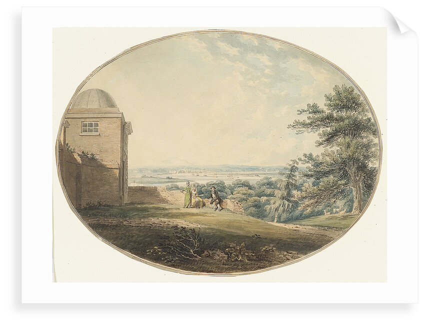 View from Greenwich observatory to the north west by Edward Dayes