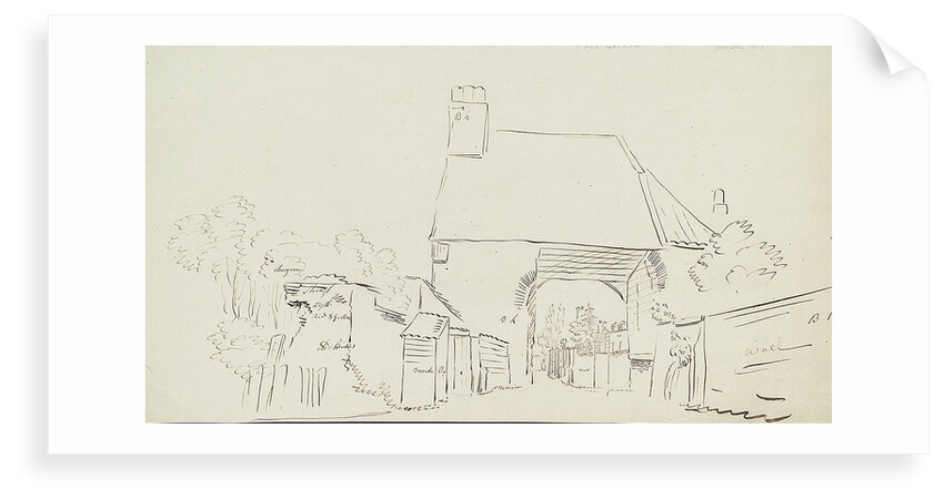 Old Gatehouse, possibly in Greenwich by unknown
