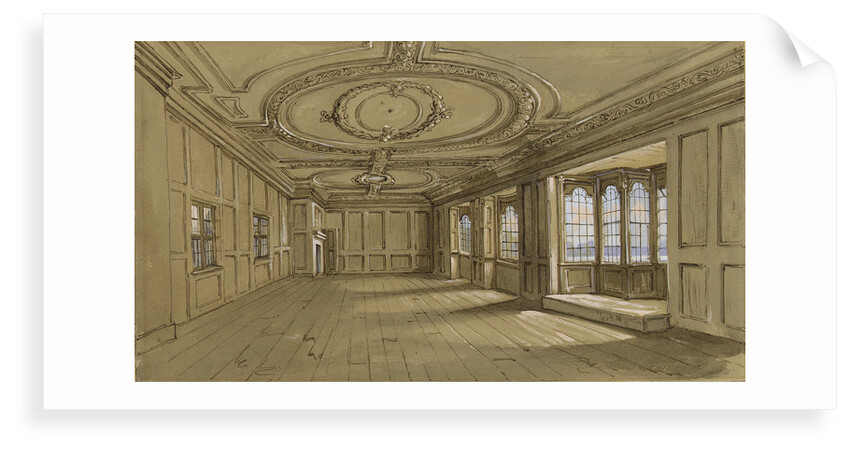 The drawing room of Crowley House, Greenwich by Clarkson Stanfield